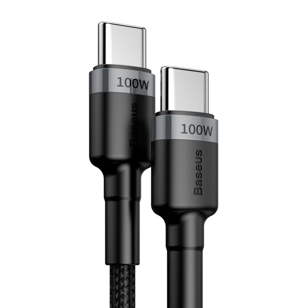 Miniatyrbillede 4 af 8: Baseus Cafule USB-kabel USB 2.0 2 m USB C 0,48 Gbit/sek. 100 W Sort