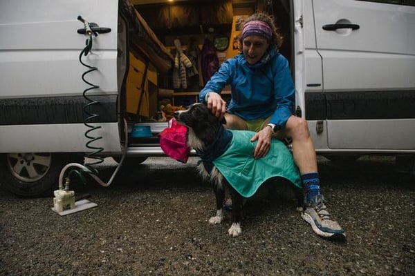 Ruffwear Dirtbag S Blå Nylon Hund Tørrehåndklæde
