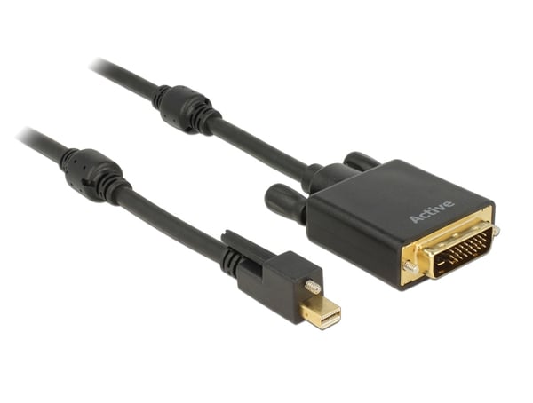 DeLOCK 85637 videokabeladapter 5 m Mini DisplayPort DVI Svart