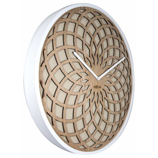 Miniatyrbild 9 av 10: NeXtime 3149BE vägg- och bordsklocka Quarts-klocka Circel Beige, Vit