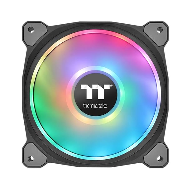 Thermaltake Riing Duo 12 RGB Premium Edition Computerkabinet Ventilator 12 cm Sort