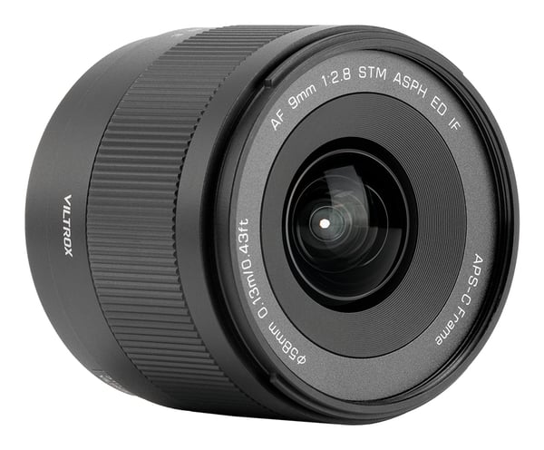 VILTROX AF 9mm F2.8 Air MILC Kiinteä tarkennuslinssi Musta