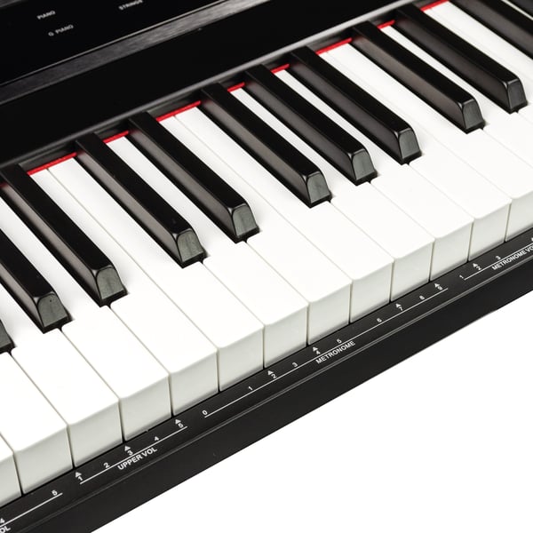 Miniatyrbillede 5 af 8: RockJam RJ88PDV3 digital klaver 88 taster Sort