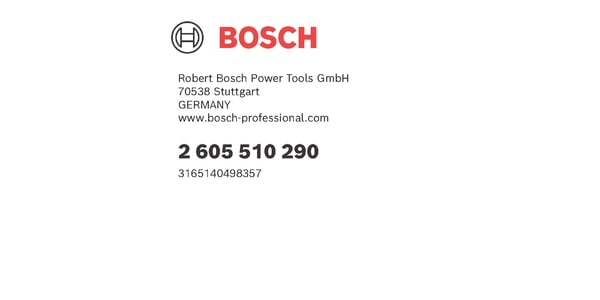 Miniatyrbillede 2 af 3: Bosch 2 605 510 290 tilbehør vinkelsliber