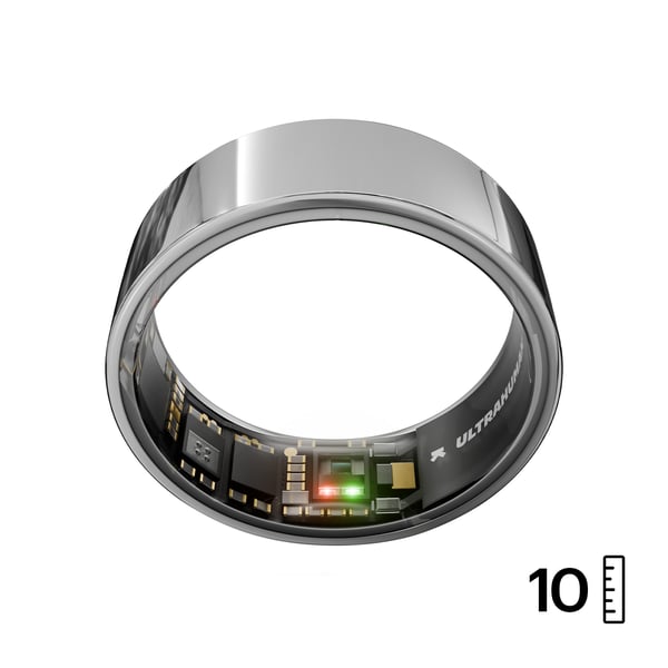 Ultrahuman Ring AIR Nej Aktivitetsmåler med smart ring Sølv