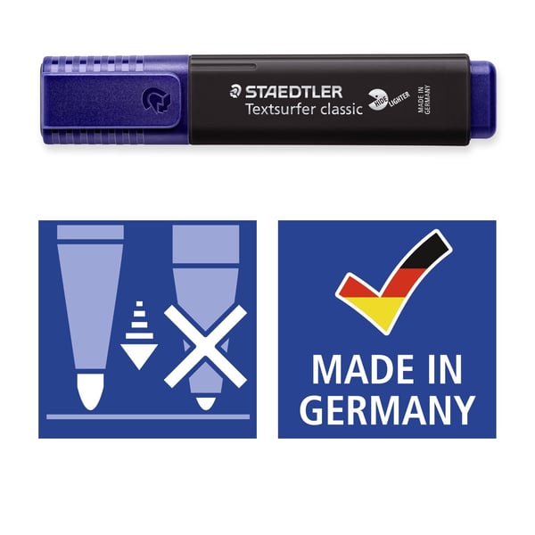 Staedtler Textsurfer classic 364 C speedmarker 1 stk Sort