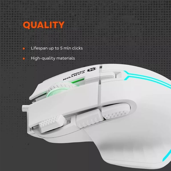 Canyon Gaming Mouse Fortnax GM-636 hiiri Pelaaminen Oikeakätinen USB A-tyyppi Optinen 20000 DPI