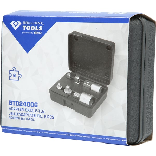 Brilliant Tools BT024006 skiftnyckel och förlängare 6 styck