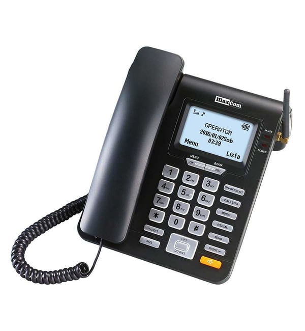 MaxCom MM28D telefoner DECT-telefon Svart
