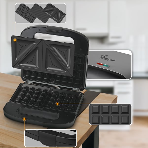 Extralink SMART LIFE GRILL SANDWICH & WAFFLE MAKER SJ-37A voileipägrilli