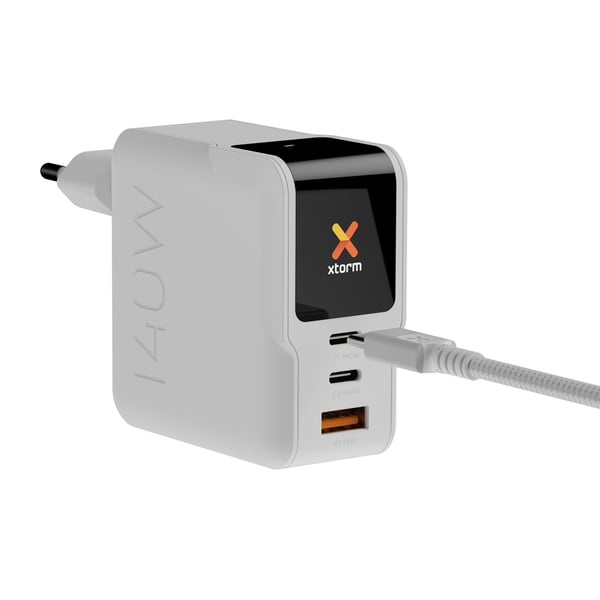 Xtorm XECNG1400 oplader til mobil enhed Laptop, Tablet, Smartphone Hvid USB Hurtig opladning Indendørs