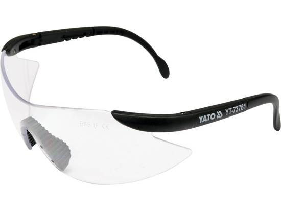 Yato YT-73761 sikkerhedsbrille & brille Beskyttelsesbriller Nylon Sort