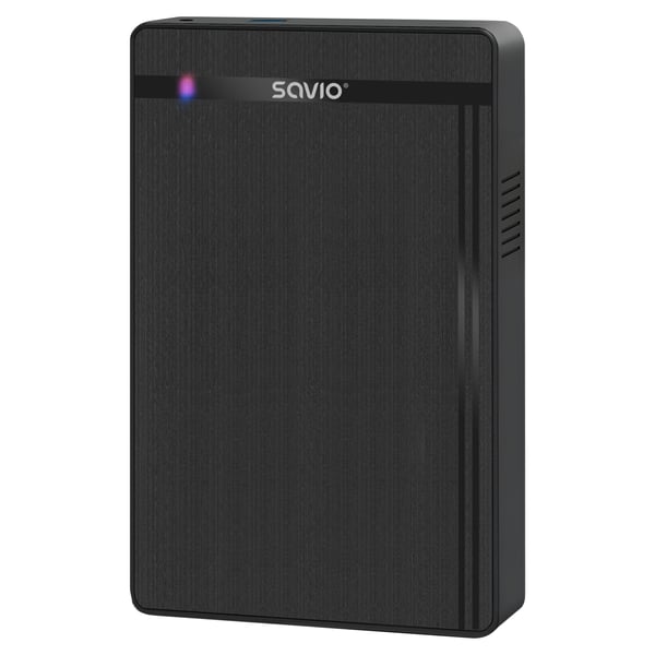 Miniatyrbild 7 av 8: Savio AK-87 Hölje för lagringsenheter HDD- / SSD kabinett Svart 2.5/3.5"