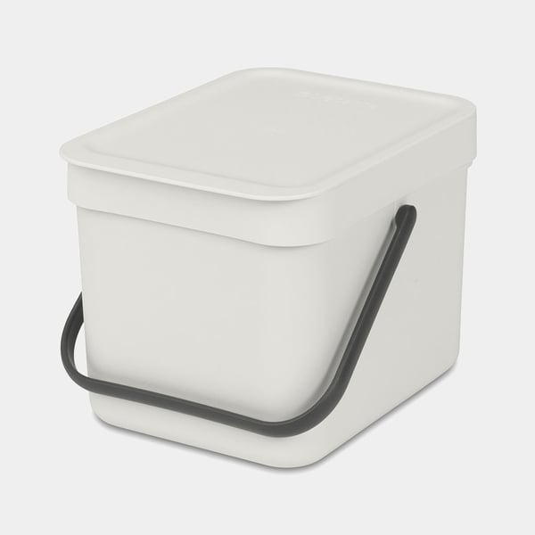 Miniatyrbillede 1 af 7: Brabantia Sort & Go 6 L 1 kurv(e) Grå