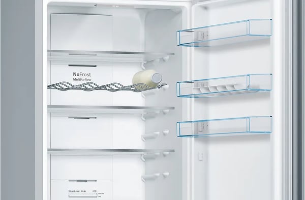 Bosch KGN39VIDB køle-/fryseskab Fritstående 368 L Rustfrit stål