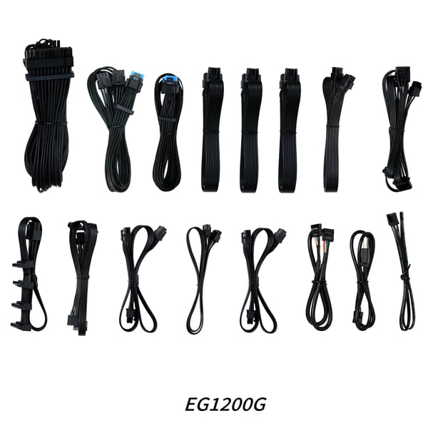 Lian Li EG1200G strömförsörjningsenheter 1200 W 24-pin ATX SFX Svart