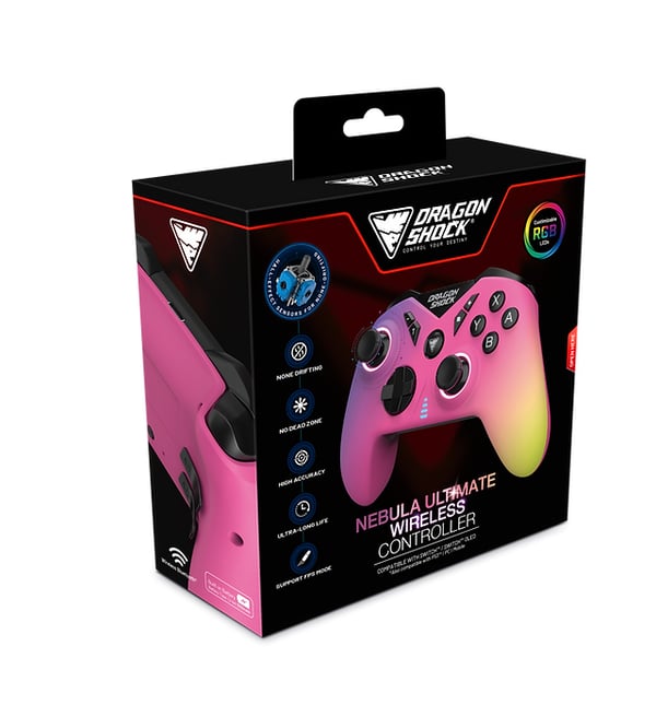 Miniatyrbild 4 av 9: Dragonshock Nebula Ultimate Multifärg Bluetooth Spelplatta Nintendo Switch