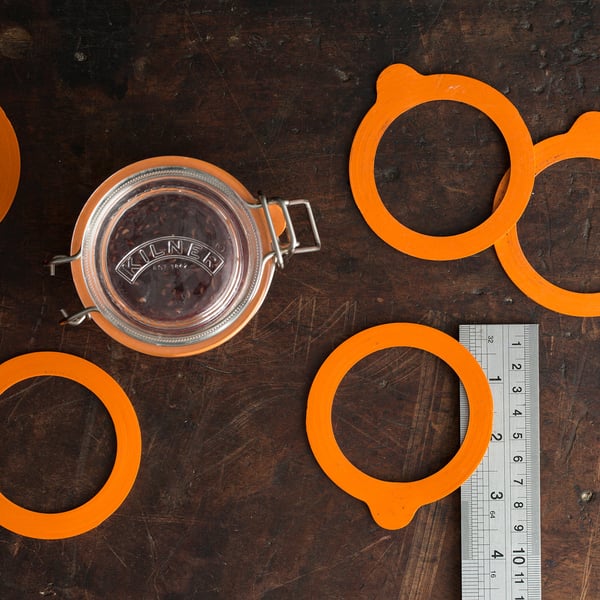 Kilner 65025500 flaske & dåse afdækning Orange