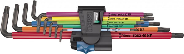 Wera 967/9 TX XL Insexnycklar med L-handtag, set Metrisk 9 styck