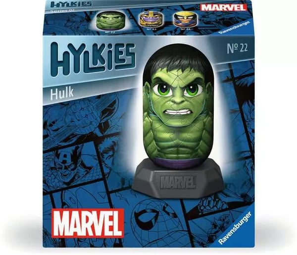 Ravensburger 3D Puzzle: Hylkies - Marvel Hulk 3D puslespil 54 stk Fjernsyn/film