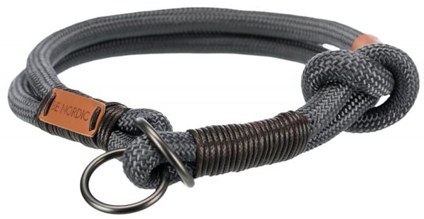 Miniatyrbild 1 av 10: TRIXIE 17271 halsband för hund och katt Brun, Grå Medium Vanligt halsband