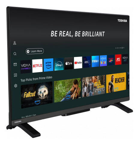 Miniatyrbillede 4 af 10: Toshiba 32QV2F63DG TV 81,3 cm (32") Fuld HD Smart TV Sort 200 cd/m²