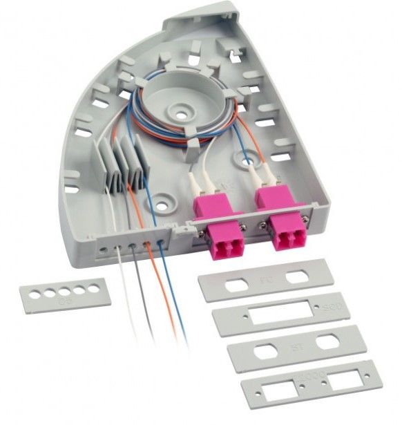 LOGON LFH010 fiberoptikadaptrar 1 styck Vit