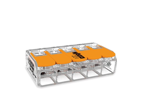 Miniatyrbillede 2 af 3: Wago 221-615 elektrisk ledningsstik 1 stk