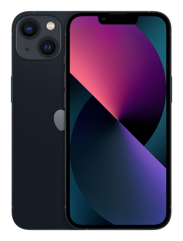 Miniatyrbild 1 av 5: Apple iPhone 13 15,5 cm (6.1") Dubbla SIM-kort iOS 15 5G 128 GB Svart