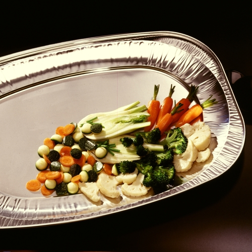 Miniatyrbillede 2 af 2: Papstar 10409 Aluminium Oval Serveringsfad