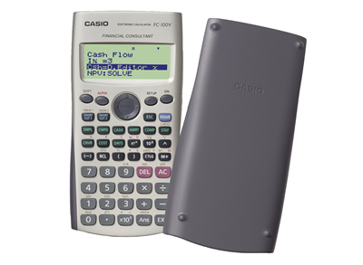 Casio FC-100V regnemaskine Lomme Finansiel Grå