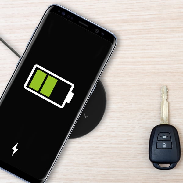 Miniatyrbillede 3 af 3: Ksix BXCQI01 oplader til mobil enhed Smartphone Sort USB Trådløs opladning Indendørs