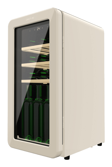 Pikkukuva 8 / 12: Cecotec Bolero GrandSommelier Origin 18 Hit Beige Kompressori viininjäähdytin Vapaasti seisova 18 pullo(a)