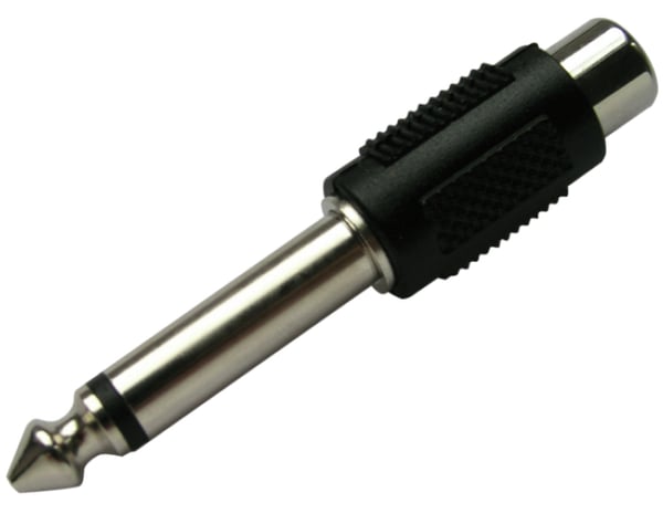 Schwaiger KHA4010 533 RCA 6.3mm Sort