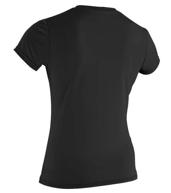 Miniatyrbild 2 av 2: O'Neill Womens Basic Skins S/S Rash Tee T-tröja Rund halsringning Kortärmad Polyester, Spandex