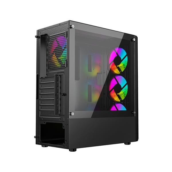 Pikkukuva 3 / 10: Gembird Fornax 400X Midi Tower Musta