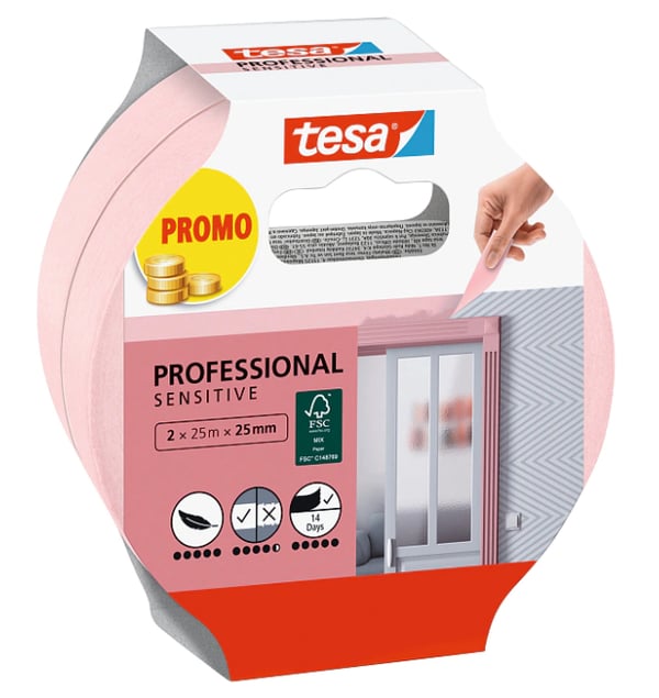 TESA 56267-00000-01 ilmastointiteippi Soveltuu ulkokäyttöön 25 m Vaaleanpunainen TESA 56267-00000-01 ilmastointiteippi Soveltuu ulkokäyttöön 25 m Vaaleanpunainen