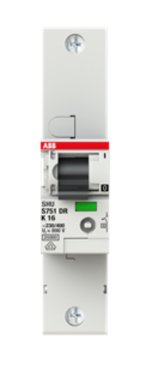 Miniatyrbild 1 av 3: ABB S751DR-E50 strömbrytare Dvärgbrytare Typ K 1
