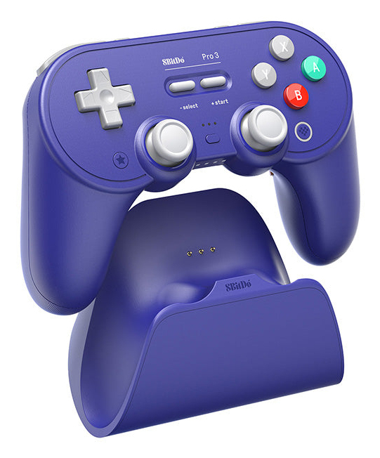 Pikkukuva 8 / 11: 8Bitdo Pro 3 Bluetooth Purppura Bluetooth/RF/USB Pad-ohjain Analoginen/Digitaalinen Android, MAC, Nintendo Switch, Nintendo Switch 2, PC