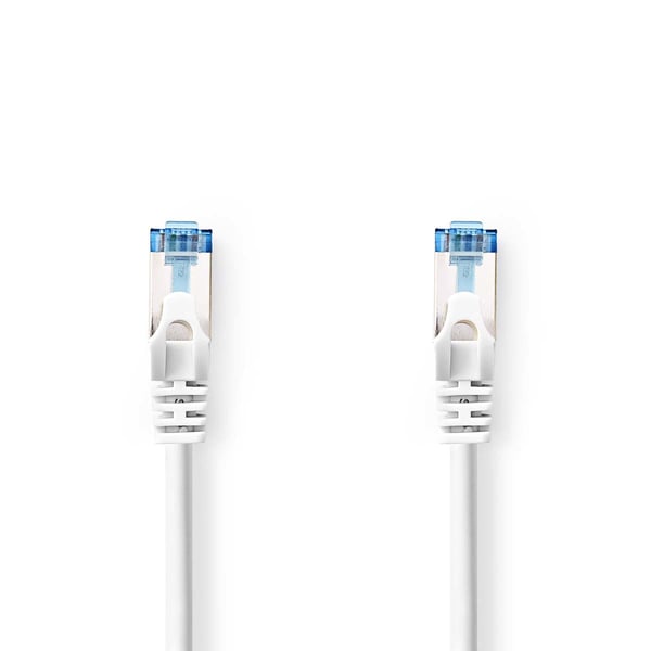 Nedis CCGL85330WT05 netværkskabel Hvid 0,5 m Cat6a S/FTP (S-STP)
