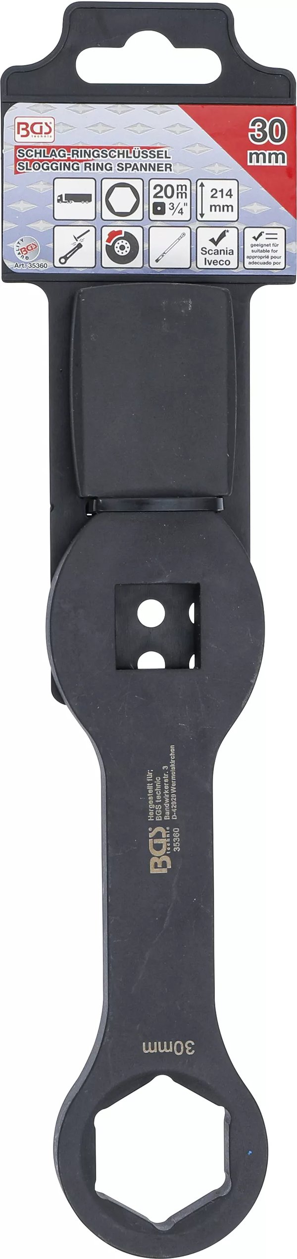 Miniatyrbild 3 av 3: BGS technic Slogging Ring Spanner