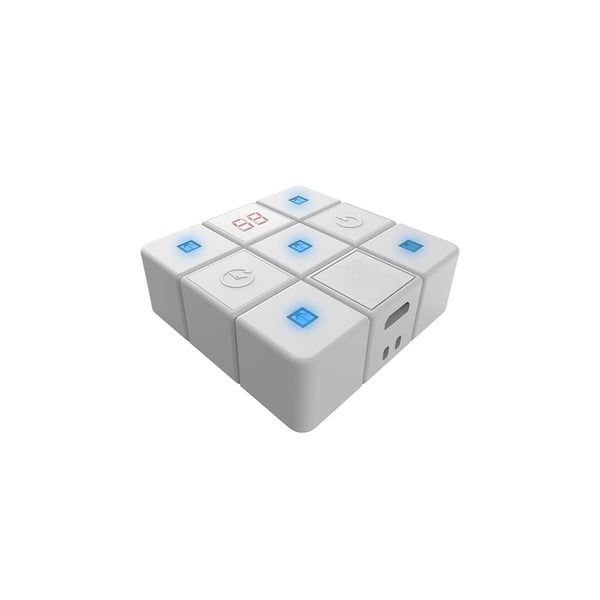 Ksix DCLUCUBE UV-steriliserare Vit Batteri, USB 260 nm UV-C