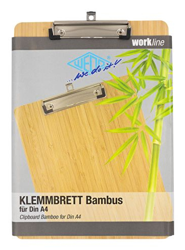 Wedo 57 4504 opslagstavle A4 Bamboo Brun