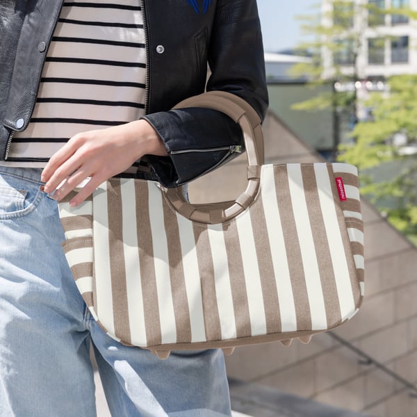 Reisenthel loopshopper M Beige, Ruskea Kantokassi