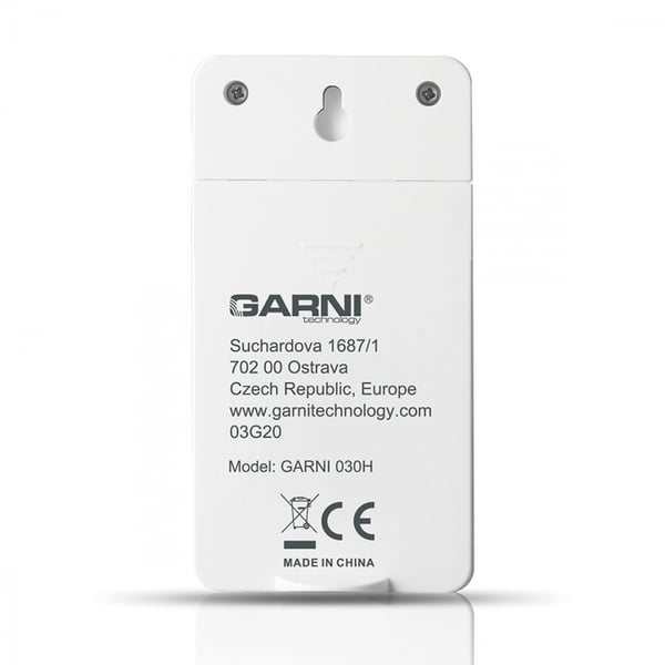 GARNI GARNI030H Hvid LCD Batteri