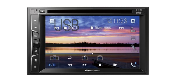 Miniatyrbillede 2 af 3: Pioneer AVH-A3200DAB bil media receiver Sort Bluetooth
