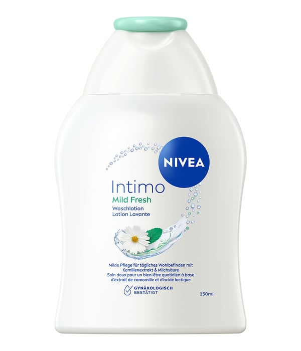 Pikkukuva 1 / 3: NIVEA Intimo Mild Fresh Intiimipesuvoide Naaras 250 ml Pullo