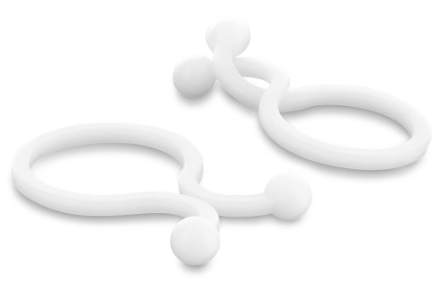 Miniatyrbild 1 av 4: DeLOCK 22064 kabelsamlare Universal Kabelklämma Transparent 100 styck