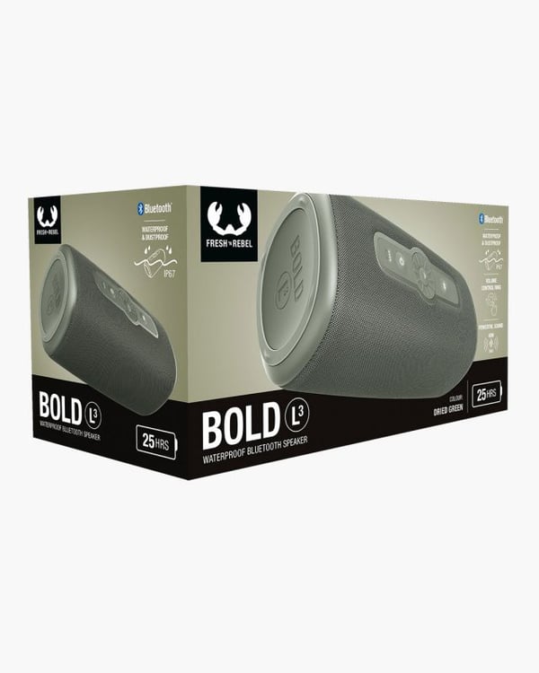 Miniatyrbild 10 av 12: Fresh 'n Rebel BTS Bold L3 Bärbar monohögtalare Oliv 40 W