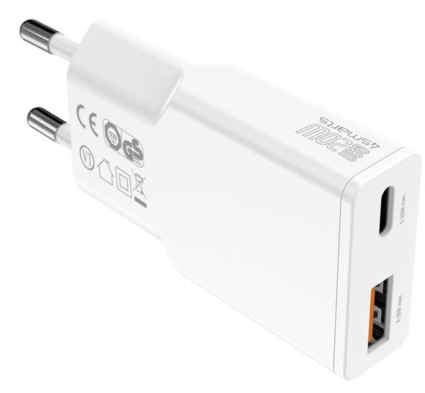Miniatyrbillede 5 af 5: 4smarts 541509 oplader til mobil enhed Universel Hvid Vekselstrøm Hurtig opladning Indendørs